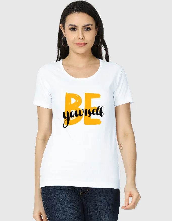 Be Yourself Graphic Classic T-Shirt for Women - Not So Suttle