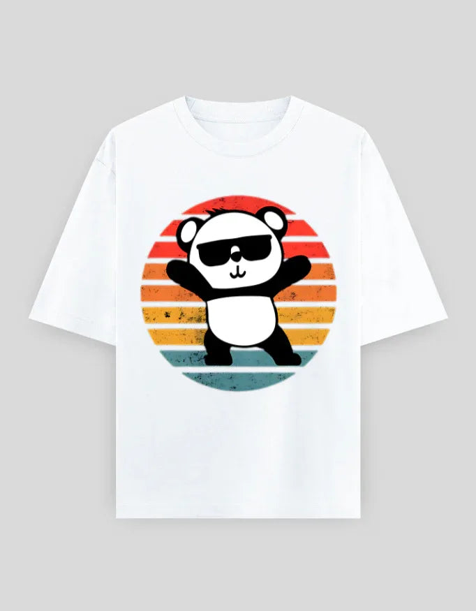 Cool Panda Oversized Classic T-Shirt for Men - Not So Suttle