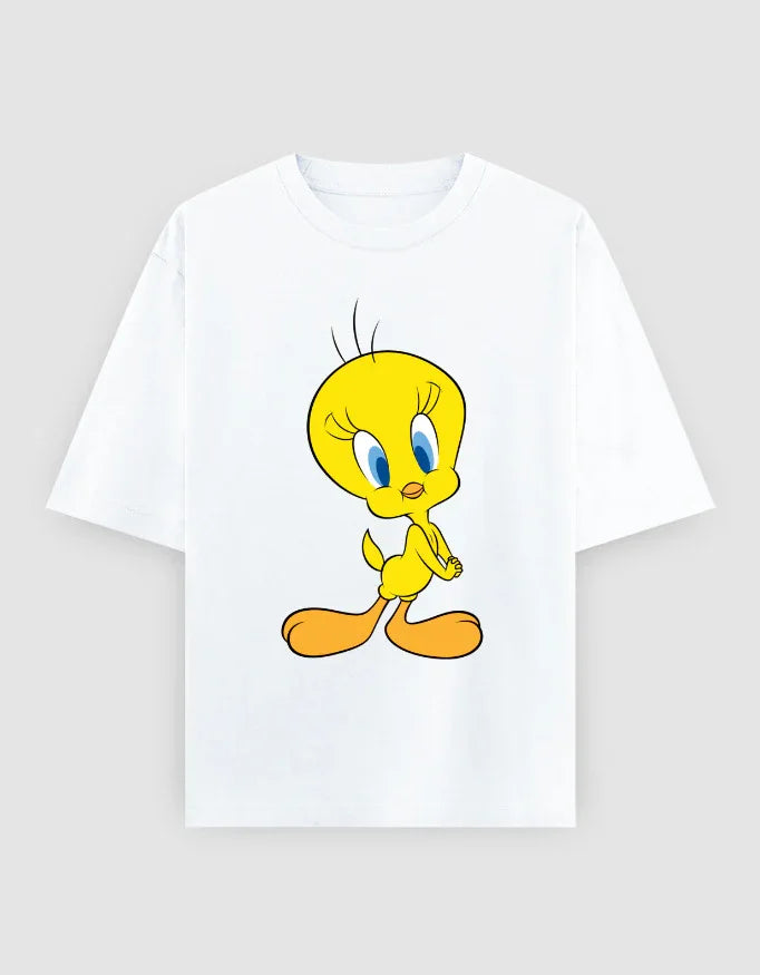 Tweety Graphic Oversized Classic T-Shirt for Women - Not So Suttle
