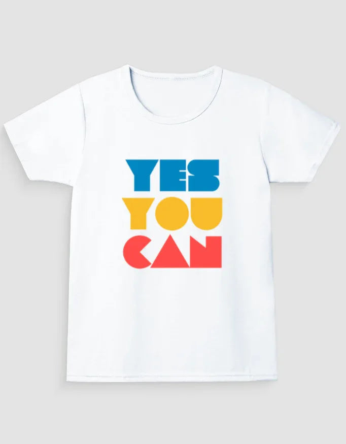 Yes You Can Graphic T-Shirt for Girl's - Not So Suttle