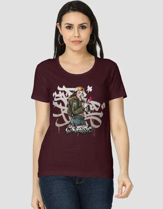 Graffiti Classic T-Shirt for Women - Not So Suttle