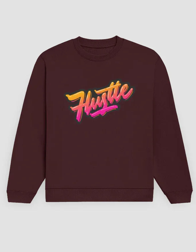 Hustle Graphic Sweatshirt for Men - Not So Suttle