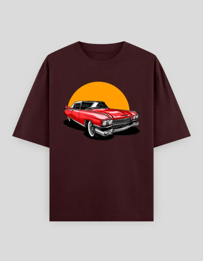 Mustang Graphic Oversized Classic T-Shirt for Men - Not So Suttle