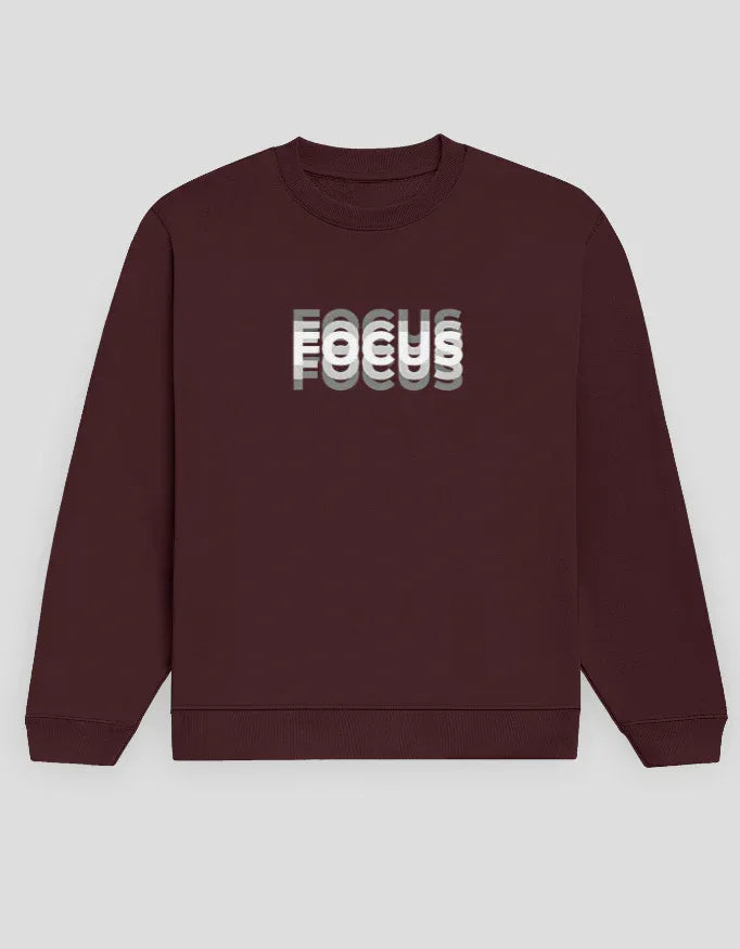 Focus Graphic Sweatshirt for Men - Not So Suttle