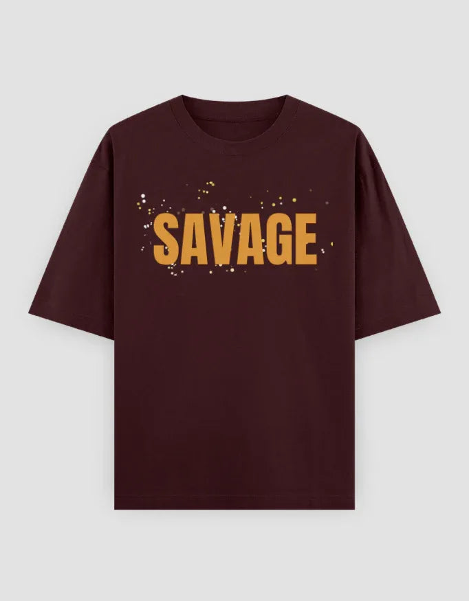 Savage Graphic Oversized Classic T-Shirt for Women - Not So Suttle
