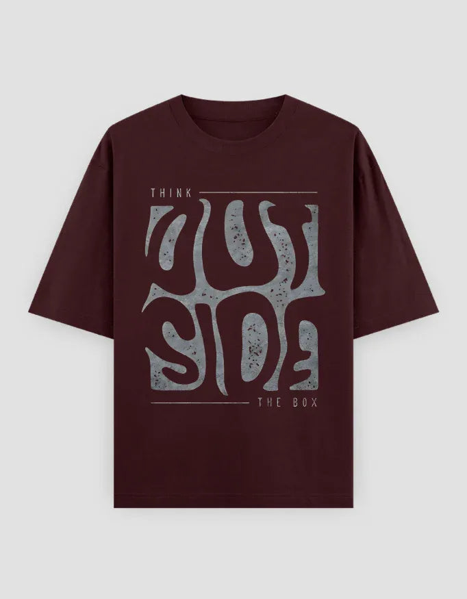 Outside Graphic Oversized Classic T-Shirt for Men - Not So Suttle