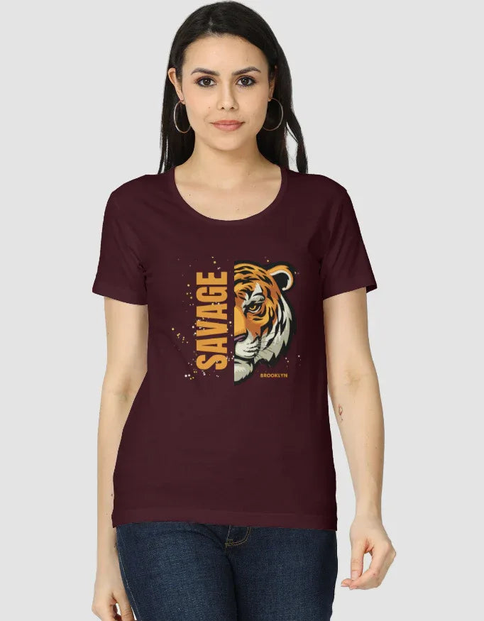 Savage Graphic Classic T-Shirt for Women - Not So Suttle