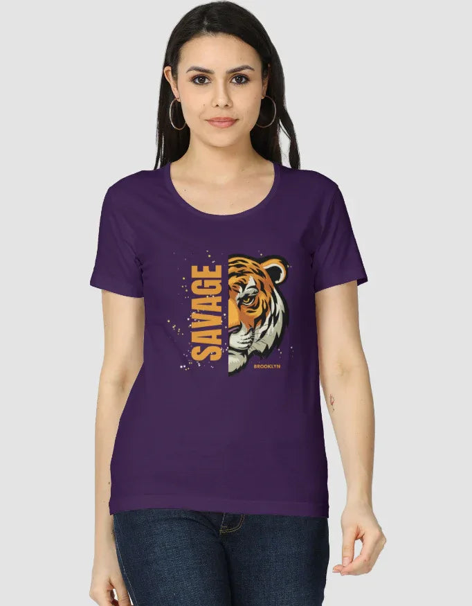 Savage Graphic Classic T-Shirt for Women - Not So Suttle