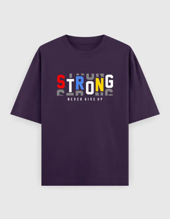 Strong Graphic Oversized Classic T-Shirt for Men - Not So Suttle