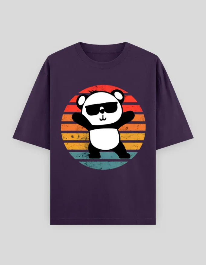 Cool Panda Oversized Classic T-Shirt for Men - Not So Suttle