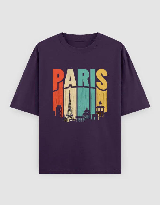Paris Graphic Oversized Classic T-Shirt for Men - Not So Suttle
