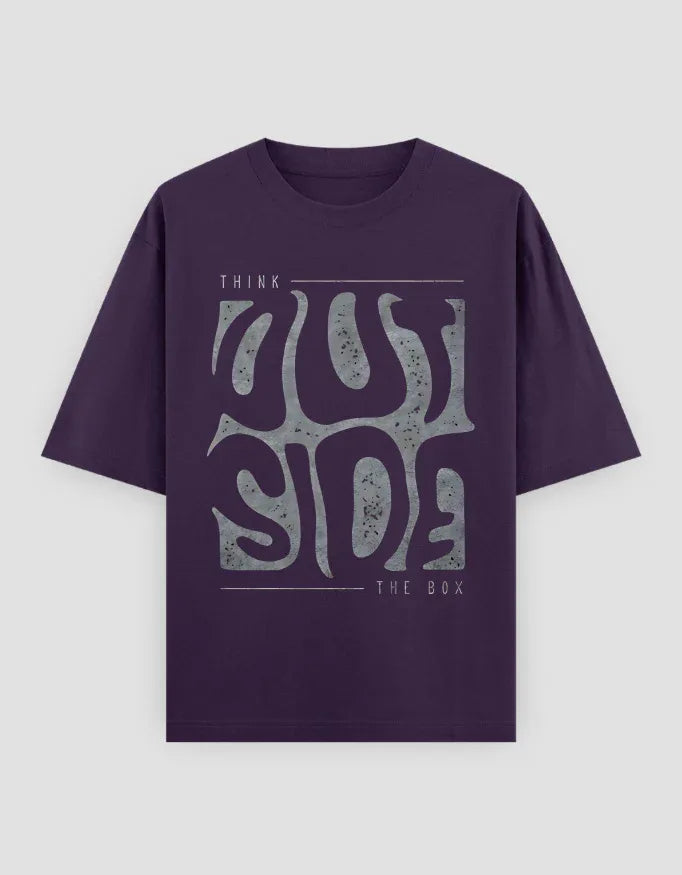 Outside Graphic Oversized Classic T-Shirt for Men - Not So Suttle
