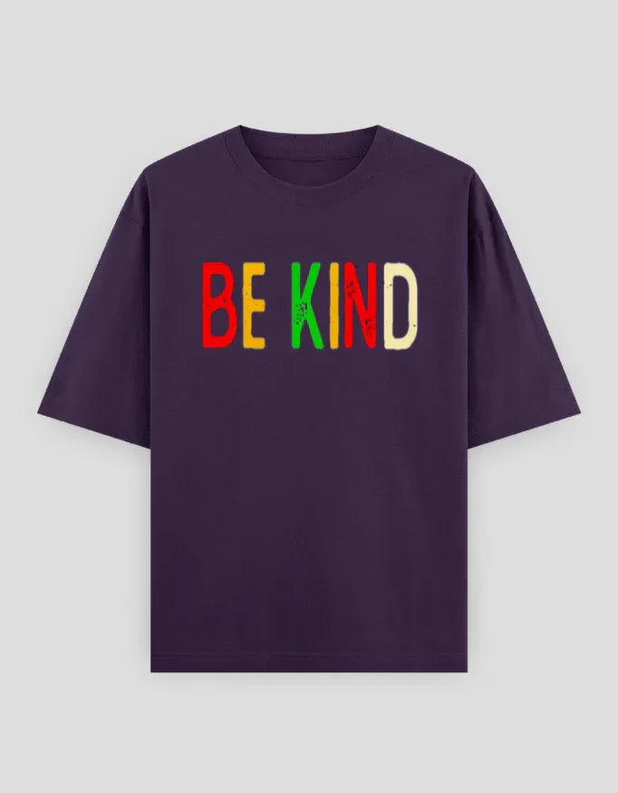 Be Kind Graphic Oversized Classic T-Shirt for Men - Not So Suttle