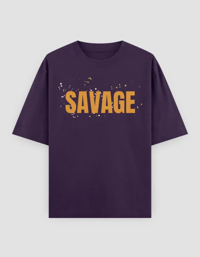 Savage Graphic Oversized Classic T-Shirt for Women - Not So Suttle