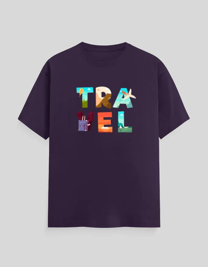 Travel Graphic Classic Crew T-Shirt for Men - Not So Suttle