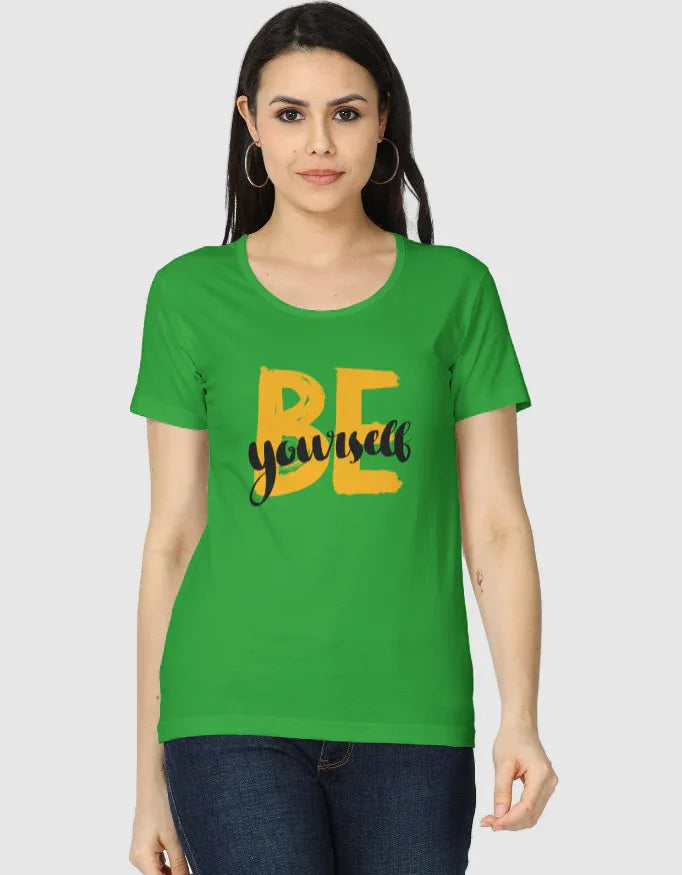 Be Yourself Graphic Classic T-Shirt for Women - Not So Suttle