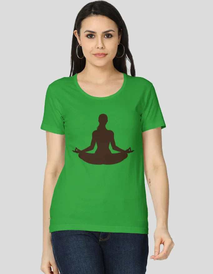 Yoga Graphic Classic T-Shirt for Women - Not So Suttle