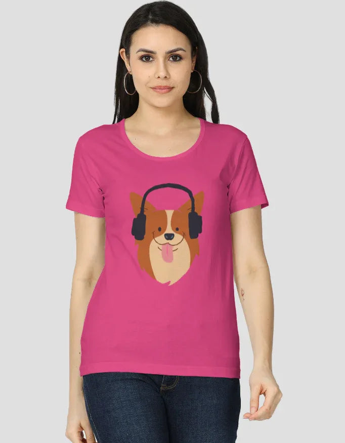 Music Lover Graphic Classic T-Shirt for Women - Not So Suttle