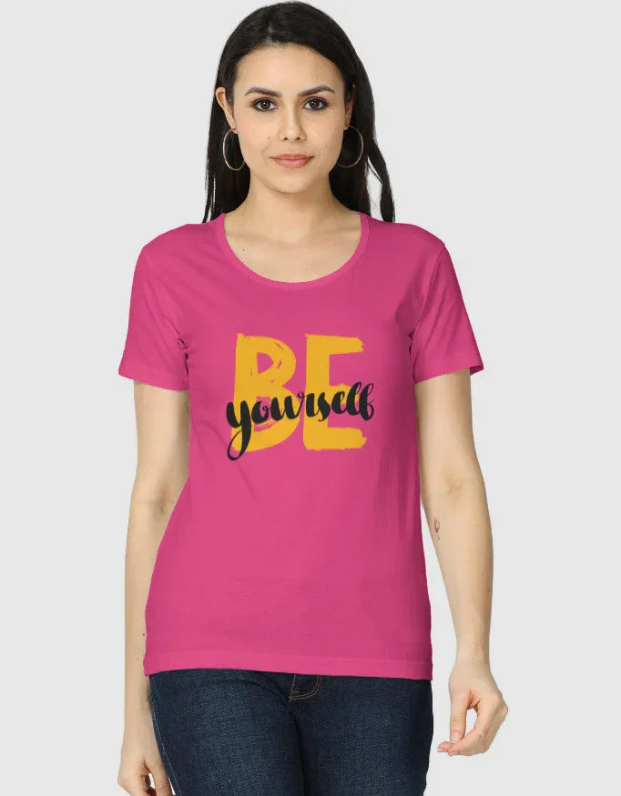 Be Yourself Graphic Classic T-Shirt for Women - Not So Suttle