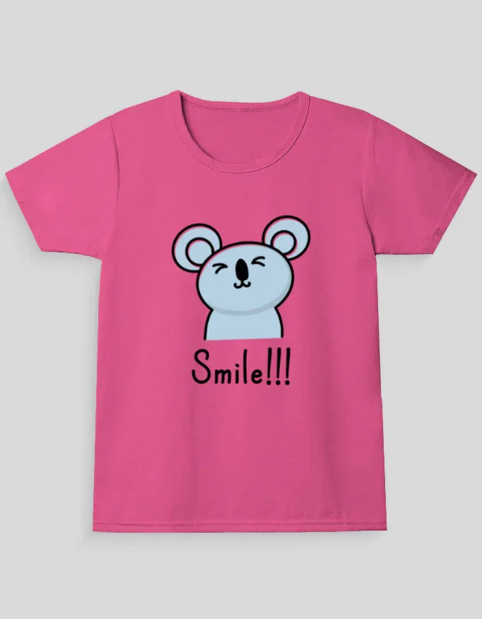 Smile Graphic T-Shirt for Girl's - Not So Suttle