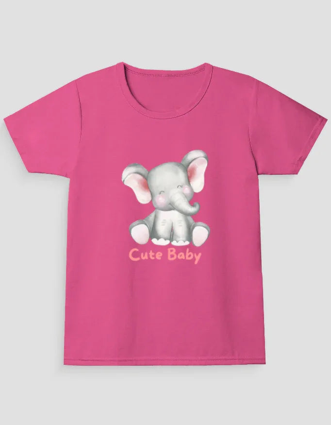 Cute Baby Graphic T-Shirt for Girl's - Not So Suttle