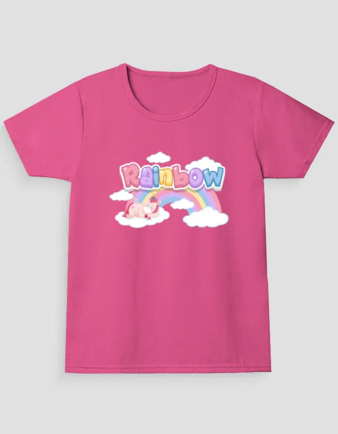 Rainbow Graphic T-Shirt for Girl's - Not So Suttle