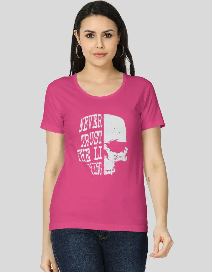 Never Trust the Living Graphic Classic T-Shirt for Women - Not So Suttle