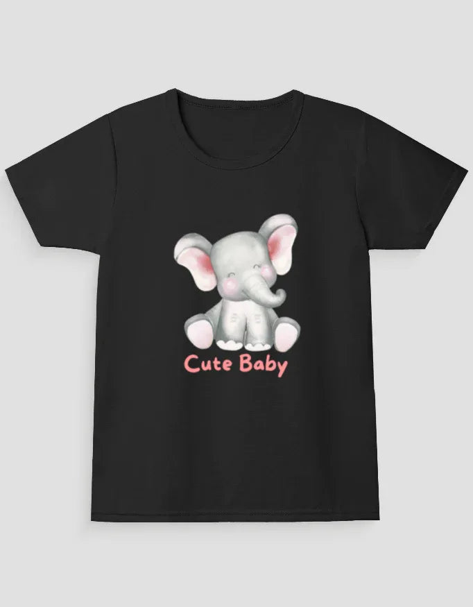 Cute Baby Graphic T-Shirt for Girl's - Not So Suttle