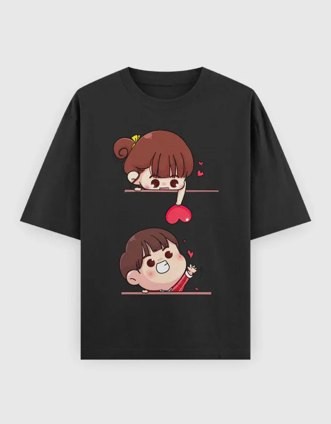 Love Life Graphic Oversized Classic T-Shirt for Women - Not So Suttle