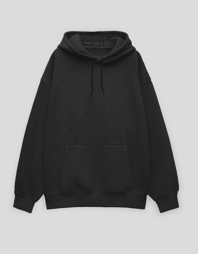 Black Oversized Hoodie for Men - Not So Suttle