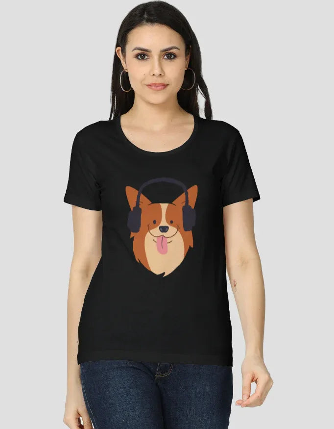 Music Lover Graphic Classic T-Shirt for Women - Not So Suttle