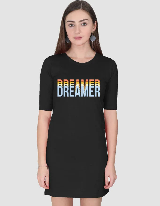 Dreamer Graphic T-Shirt Dress for Women - Not So Suttle