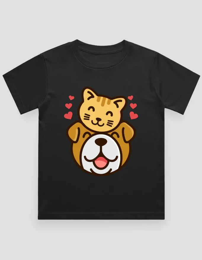 Cat and Dog T-Shirt for Boys - Not So Suttle