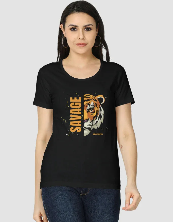 Savage Graphic Classic T-Shirt for Women - Not So Suttle