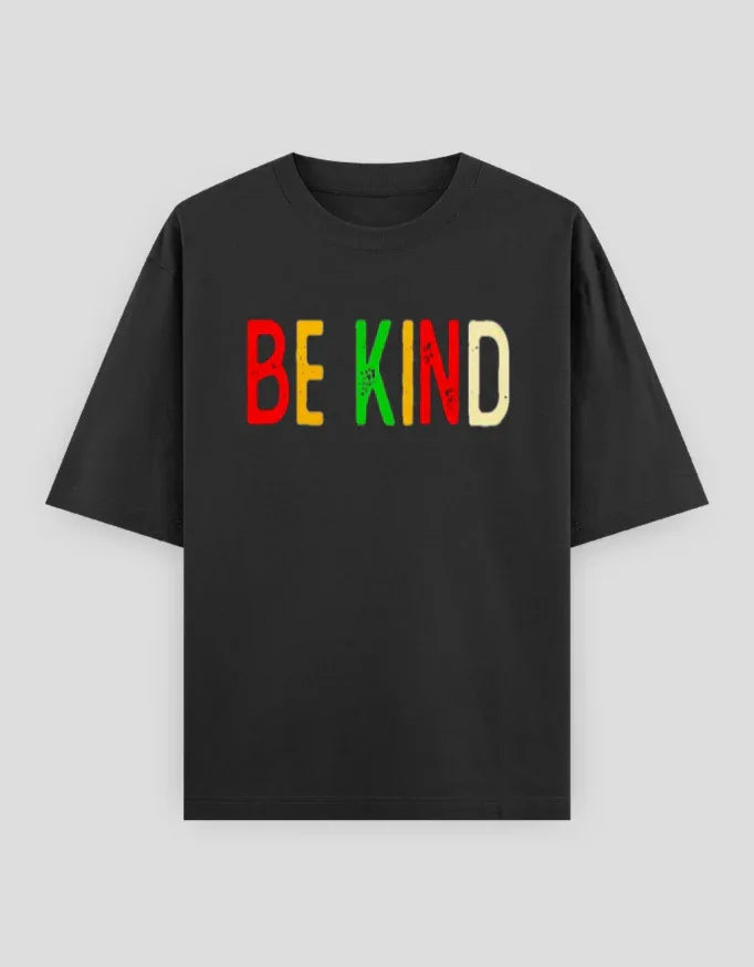 Be Kind Graphic Oversized Classic T-Shirt for Men - Not So Suttle