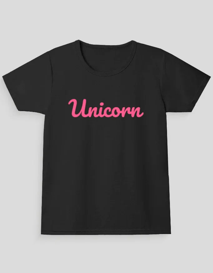 Unicorn Graphic T-Shirt for Girl's - Not So Suttle