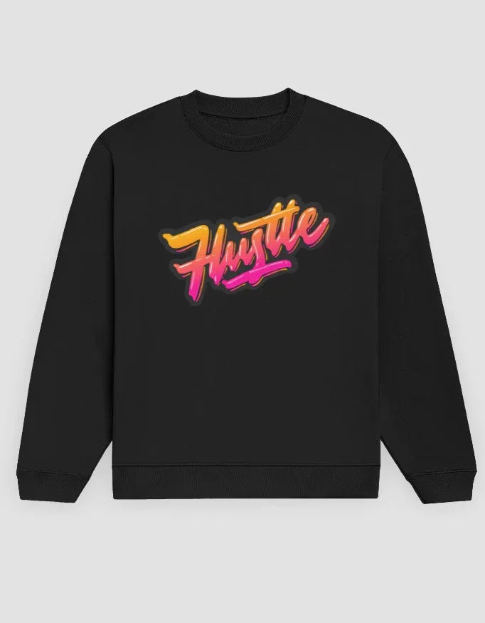 Hustle Graphic Sweatshirt for Men - Not So Suttle