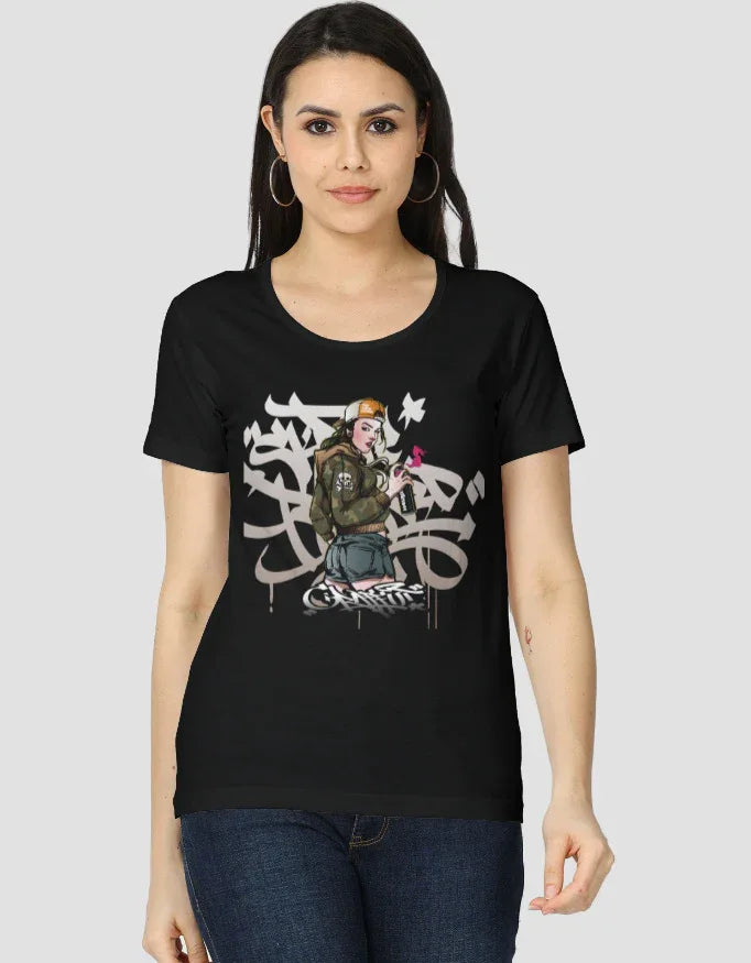 Graffiti Classic T-Shirt for Women - Not So Suttle