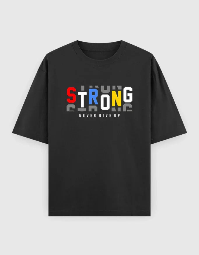 Strong Graphic Oversized Classic T-Shirt for Men - Not So Suttle