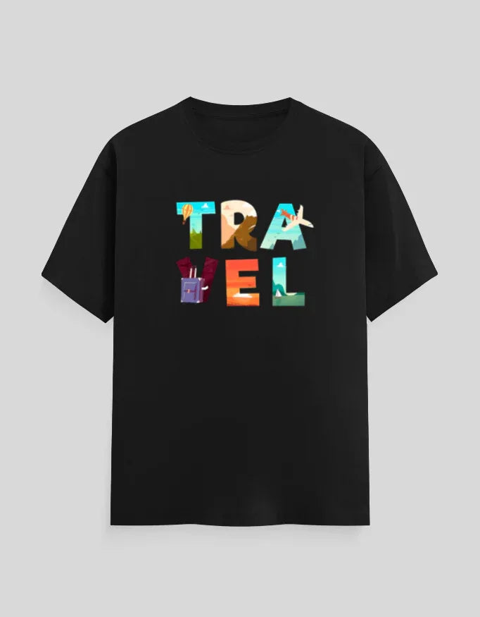 Travel Graphic Classic Crew T-Shirt for Men - Not So Suttle