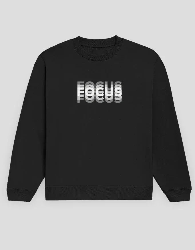 Focus Graphic Sweatshirt for Men - Not So Suttle