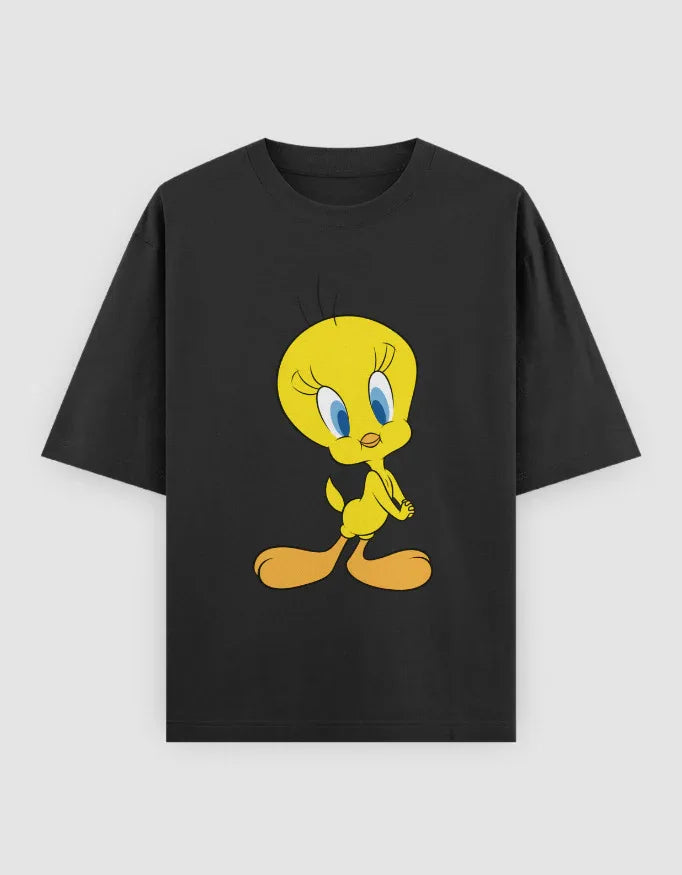 Tweety Graphic Oversized Classic T-Shirt for Women - Not So Suttle