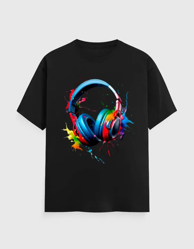 Head Phone Graphic T-Shirt for Men - Not So Suttle