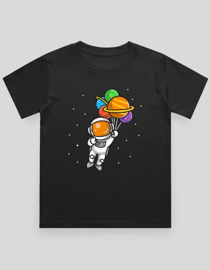 Space Balloon Graphics T-Shirt for Boys - Not So Suttle