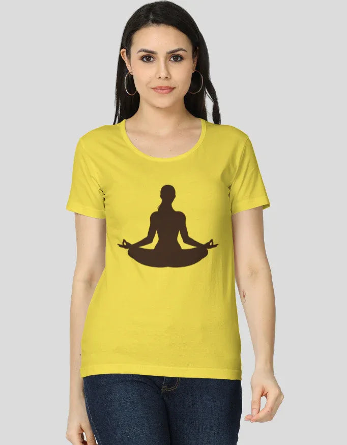 Yoga Graphic Classic T-Shirt for Women - Not So Suttle