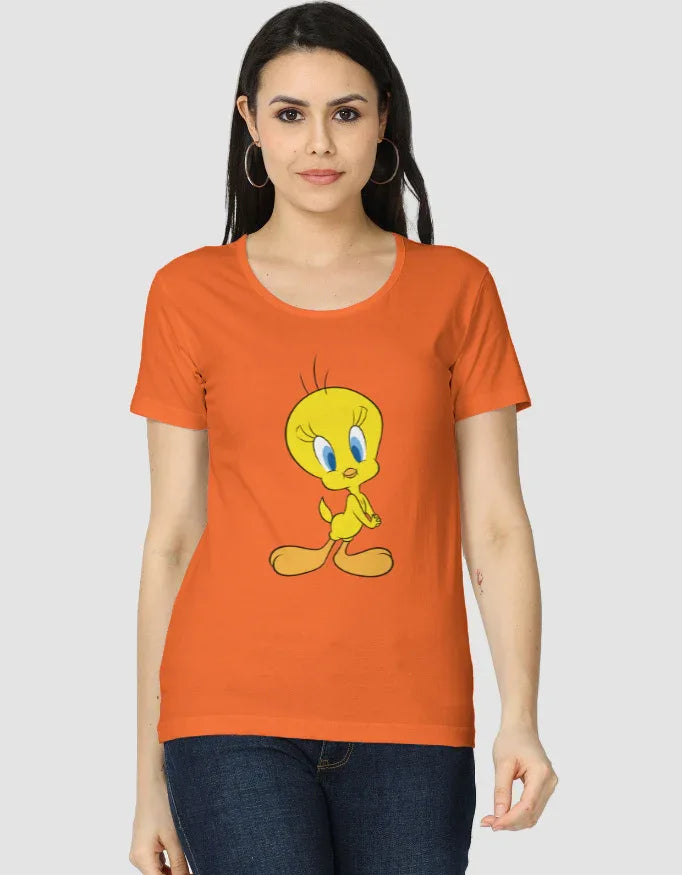Tweety Graphic Classic T-Shirt for Women - Not So Suttle