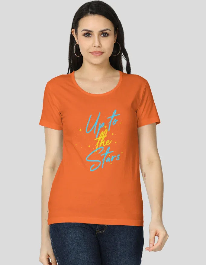 Up to the Stars Graphic Classic T-Shirt for Women - Not So Suttle