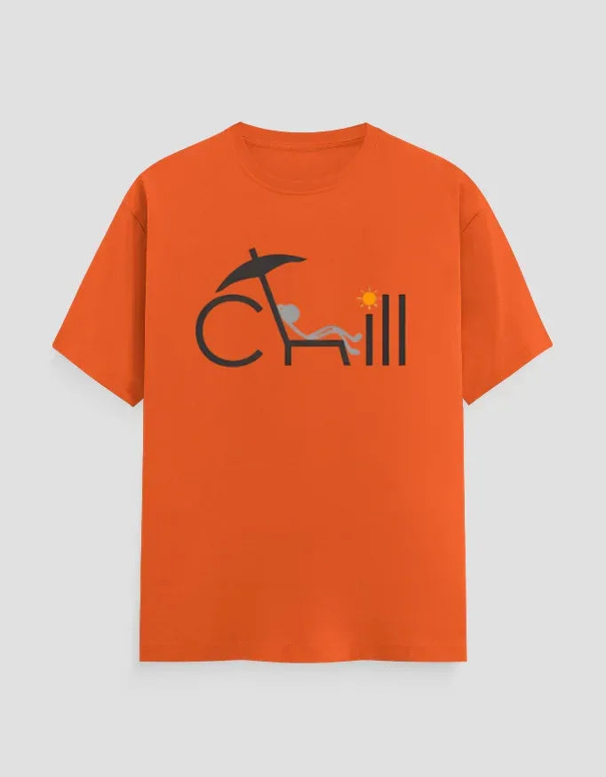 Chill Graphic T-Shirt for Men - Not So Suttle