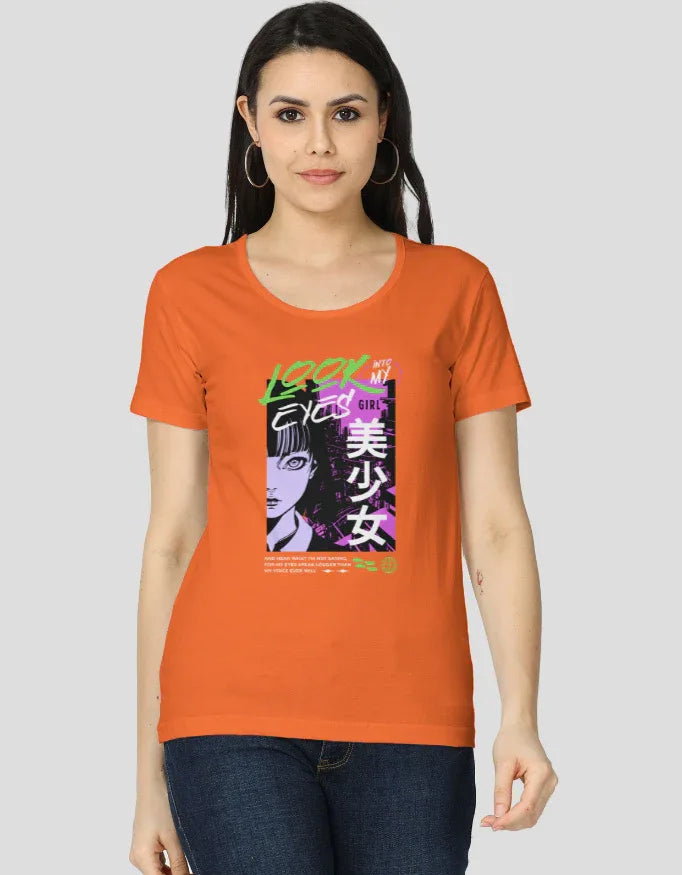 Look into my Eyes Graphic Classic T-Shirt for Women - Not So Suttle