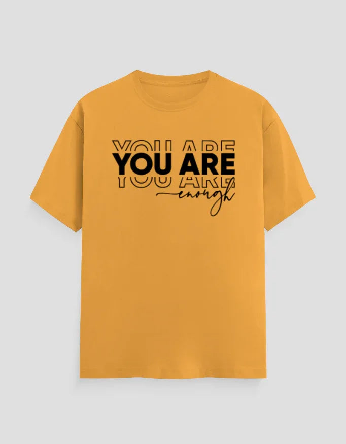 You are Enough Graphic Classic Crew T-Shirt for Men - Not So Suttle